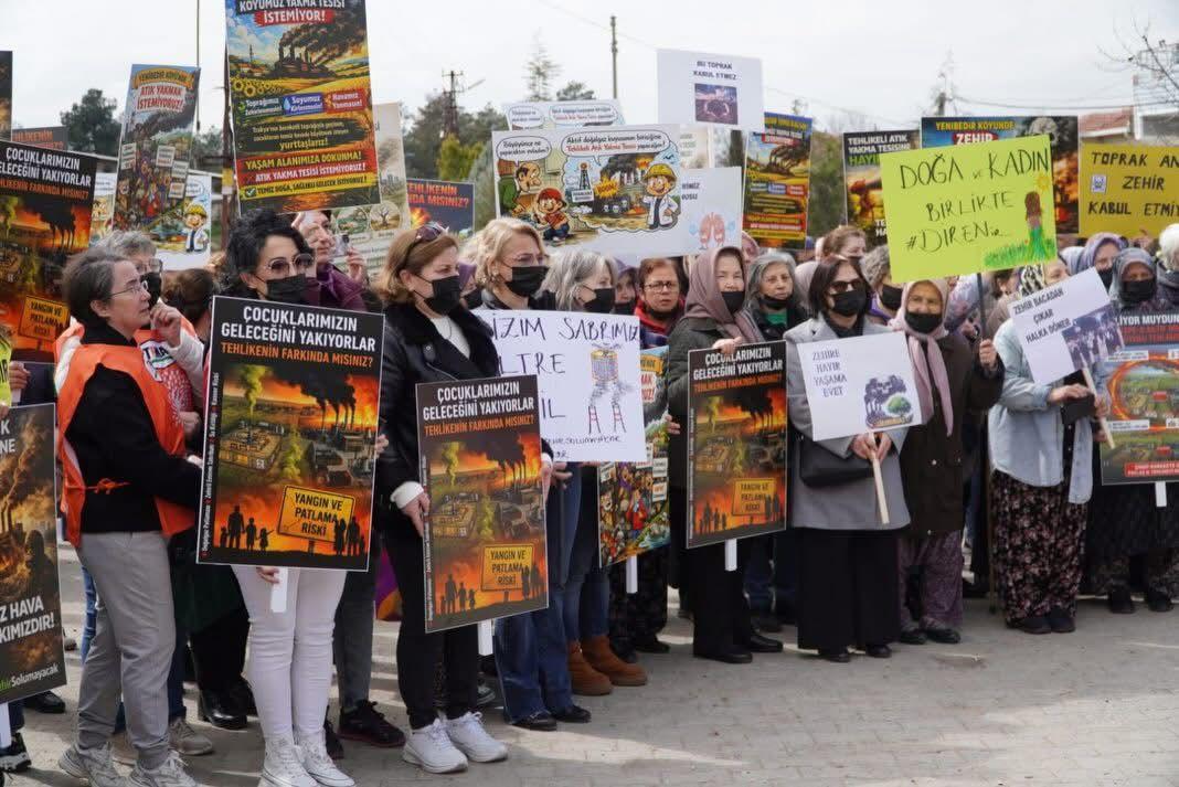 ATIK YAKMA TESİSİNE TEPKİ