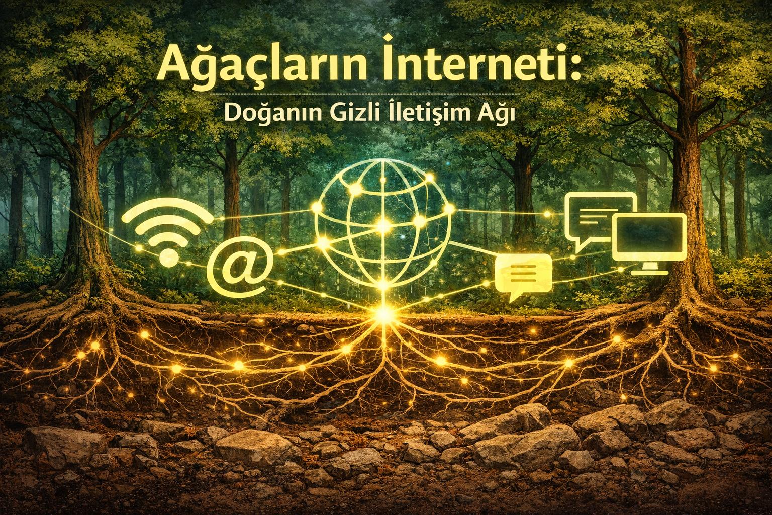 AĞAÇLARIN KENDİ İLETİŞİM AĞLARI VARMIŞ
