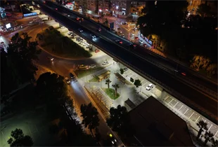 BORNOVA AKTARMA İSTASYONU YENİLENDİ BORNOVA’NIN EN İŞLEK NOKTASI ARTIK IŞIL IŞIL