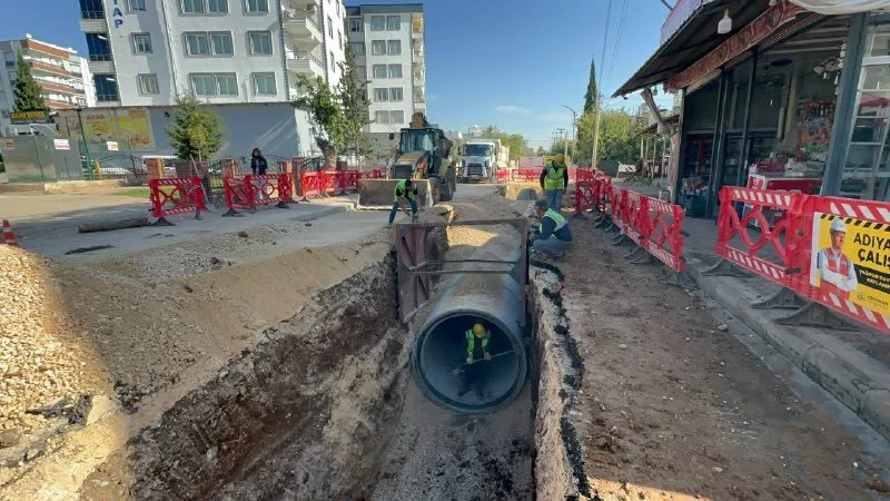 Adıyaman Belediyesi, Yıllardır Süren Sel ve Su Baskını Sorununa Kalıcı Çözüm Getiriyor