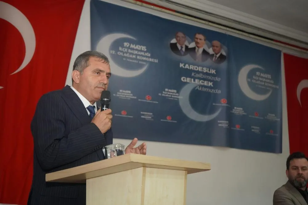 MHP Atakum ve 19 Mayıs İlçe Başkanlıklarının olağan kongreleri tamamlandı.